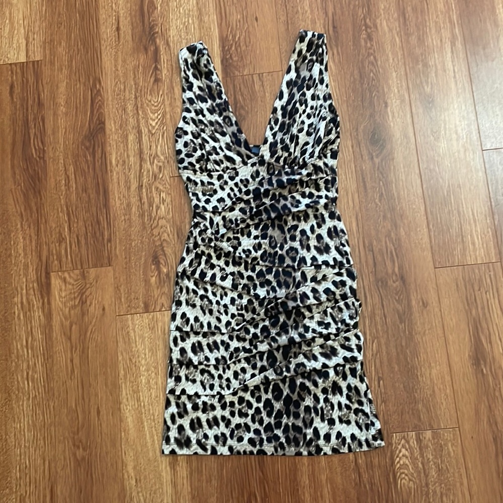 Y2K Cheetah print dress